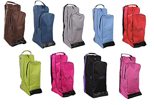 netproshop Wasserabweisende Stiefel- und Helmtasche ca. 60 x 40 x 22 cm für den Reitsport, Farbe:Pink von netproshop