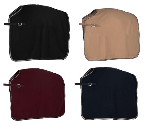 netproshop Weiche Nierendecke mit Fleece Ausreitdecke mit Schweifkordel Shetty bis XLFull, Groesse:Full, Farbe:Dunkelblau von NETPROSHOP