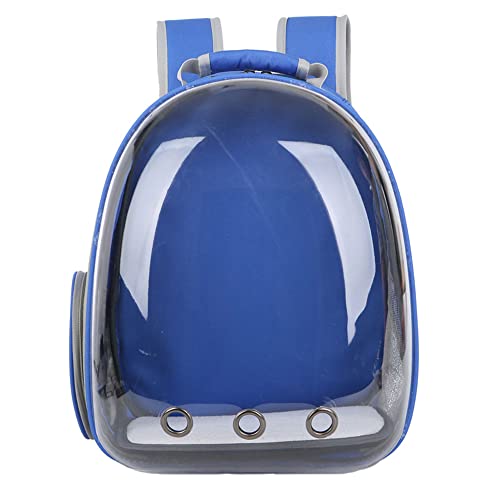 newrong Haustiertasche Handtasche Transparent Schultertasche Out Tragbare Tasche Atmungsaktiv Blau von newrong