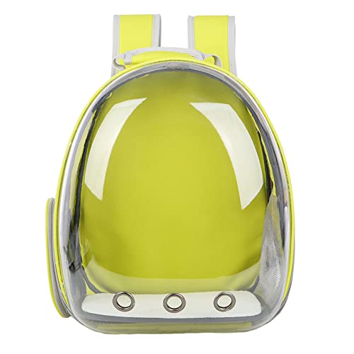 newrong Haustiertasche Handtasche Transparent Schultertasche Out Tragbare Tasche Atmungsaktiv Gelb von newrong