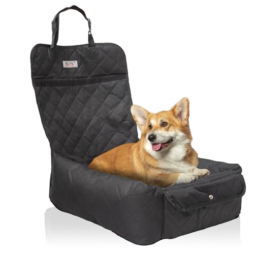 Hunde Autositz wasserdichte Waschbarer Rutschfester Auto Hundesitz Reisebett für kleine Hunde Hundetransport Vordersitz Tragbar Auto Hundebett mit Lagerung Tasche und Sicherheitsgurt Hunde Autositz wasserdichte Waschbarer Rutschfester Auto Hundesitz Reisebett für kleine Hunde Hundetransport Vordersitz Tragbar Auto Hundebett mit Lagerung Tasche und Sicherheitsgurt von njnj