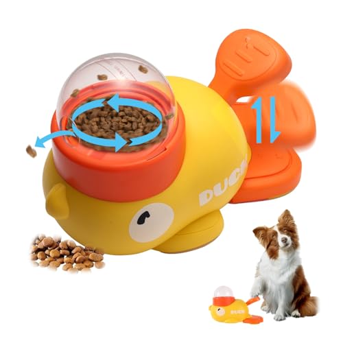 Leckerli-Spender für Hunde, Entenform, Leckerlis, Spender-Design, lustiges interaktives Futterpuzzle für kleine, mittelgroße und große Hunde, widerstandsfähiger Kau-Futterspender Leckerli-Spender für Hunde, Entenform, Leckerlis, Spender-Design, lustiges interaktives Futterpuzzle für kleine, mittelgroße und große Hunde, widerstandsfähiger Kau-Futterspender von nnOuOnn