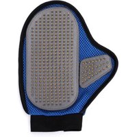 nobleza - Fellpflege Handschuh - Stahlborsten blau von nobleza