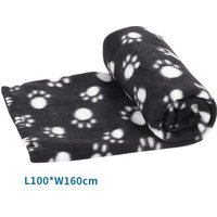 nobleza Haustierdecke mit Pfotenaufdruck – Weiche Kuscheldecke aus Fleece für Hunde & Katzen | Waschbar & vielseitig | 100×160 cm schwarz nobleza Haustierdecke mit Pfotenaufdruck – Weiche Kuscheldecke aus Fleece für Hunde & Katzen | Waschbar & vielseitig | 100×160 cm schwarz von nobleza