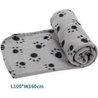 nobleza Haustierdecke mit Pfotenaufdruck – Weiche Kuscheldecke aus Fleece für Hunde & Katzen | Waschbar & vielseitig | 100×160 cm grau nobleza Haustierdecke mit Pfotenaufdruck – Weiche Kuscheldecke aus Fleece für Hunde & Katzen | Waschbar & vielseitig | 100×160 cm grau von nobleza