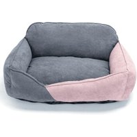 nobleza Hundebett Paris Grau/Rosa – Größe M von nobleza