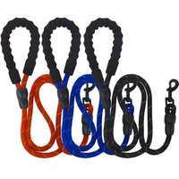 nobleza - Hundeleine Seil 1,50m schwarz von nobleza