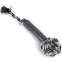 nobleza Hundespielzeug – Zerrseil mit Kaustab, robust & zahnfreundlich, in 3 Farben schwarz von nobleza