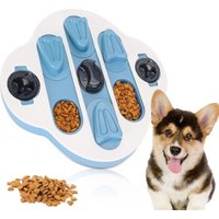 nobleza - Intelligenzspielzeug für Hunde, Blau/Weißes Puzzle, Rutschfest & Waschbar, Fütterungsspielzeug für Fortgeschrittene von nobleza