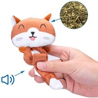 nobleza Katzen Spielzeug Eichhörnchen Fuchs mit Katzenminze von nobleza