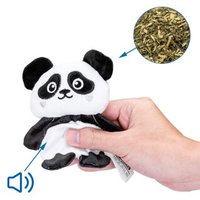 nobleza Katzen Spielzeug Plüsch Panda mit Katzenminze von nobleza