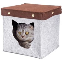 nobleza - Katzenhaus Quadratisch aus Filz nobleza - Katzenhaus Quadratisch aus Filz von nobleza