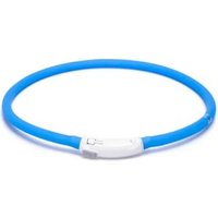 nobleza LED-Hundehalsband aus flexiblem Silikon – Zuschneidbar, Leicht, 3 Leuchtmodi blau nobleza LED-Hundehalsband aus flexiblem Silikon – Zuschneidbar, Leicht, 3 Leuchtmodi blau von nobleza