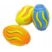 nobleza Latex-Gummiball für Hunde – Robustes Kauspielzeug mit Noppenstruktur | 8,5 cm | In 3 Farben (Orange, Grün, Blau) grün von nobleza