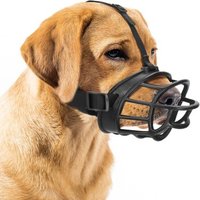 nobleza - Maulkkorb für Hunde - Atmungsaktiv - Verhinderung des Beißens Kauen und Bellen - Silikon XL von nobleza