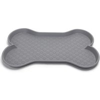 nobleza – Napfunterlage für Hunde, Katzen Knochen Grau von nobleza