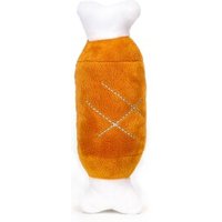 nobleza Plüschknochen Hundespielzeug – Weiches Kauspielzeug in 2 Größen (S & M) | Hühnerkeule Design | Kuschelig & Bissfest aus Polyester M von nobleza