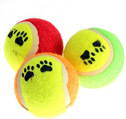 Nobranded quietschende Tennisbälle für Hunde, 3 Stück von nobranded