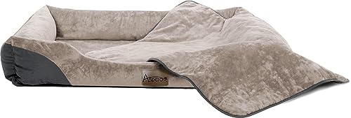 normani Hundekorb Hundebett + Decke - Haustierbett - Waschbarer Bezug bis 95 ° - für Katzen und Hundegeeignet - aus schadstoffreiem Material Farbe Beige Größe 40 cm x 50 cm normani Hundekorb Hundebett + Decke - Haustierbett - Waschbarer Bezug bis 95 ° - für Katzen und Hundegeeignet - aus schadstoffreiem Material Farbe Beige Größe 40 cm x 50 cm von normani