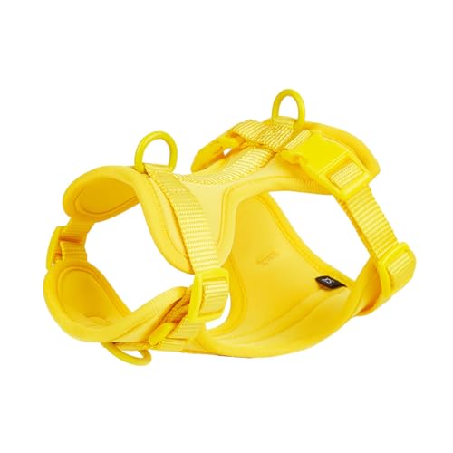 nuanzhiyuan Atmungsaktive Trainingsweste für Hunde, weicher Brustgurt für große Haustiere, verstellbares Halsband, Weste atmungsaktiv von nuanzhiyuan