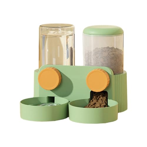 nuanzhiyuan Cat Water Feeder Cat Automatic Feeder And Water Cat Water Dispenser Cat Feeding Watering Cage Mount von nuanzhiyuan