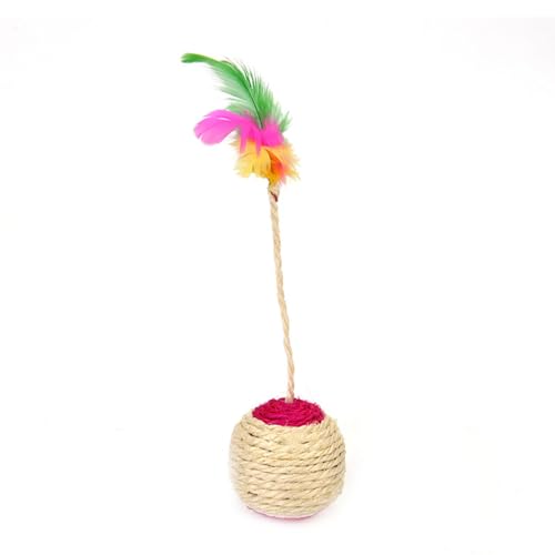nuanzhiyuan Katzenspielzeug mit Interaktion Katze Sisalseil Kratzspielzeug Indoor Chasing Toy für Langeweile Katzen nuanzhiyuan Katzenspielzeug mit Interaktion Katze Sisalseil Kratzspielzeug Indoor Chasing Toy für Langeweile Katzen von nuanzhiyuan