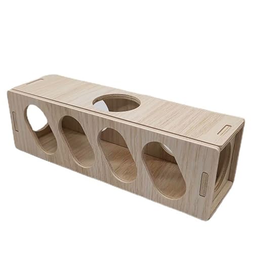 nuanzhiyuan Kleintier-Tunnelhaus, handgefertigt, Käfigzubehör, Hamsterversteck für Eichhörnchen von nuanzhiyuan