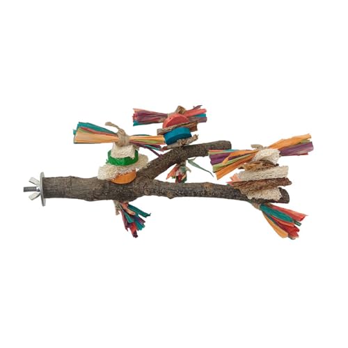 nuanzhiyuan Papageien-Sitzstange aus Holz für Vögel, Schraubstange, Nymphensittiche, Sitzstange, Kletterstange für Sittiche, Wellensittiche von nuanzhiyuan