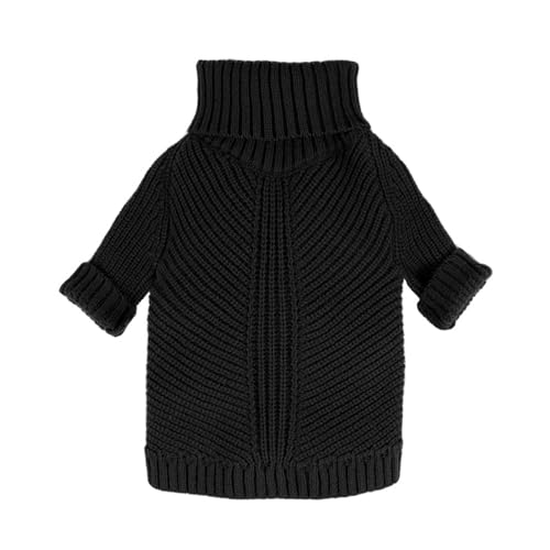 nuanzhiyuan Rollkragenpullover für Hunde bis große Hunde, winddichter Cardigan für Winter und Outdoor von nuanzhiyuan