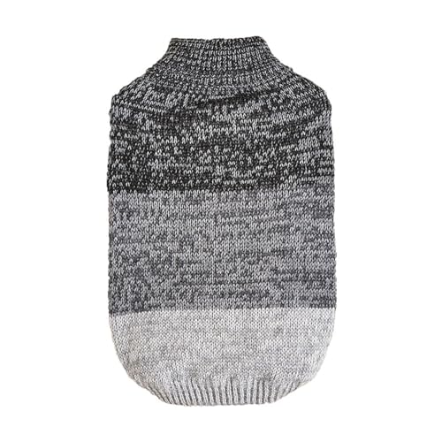 nuanzhiyuan Rollkragenpullover für Hunde bis große Hunde, winddichter Cardigan für Winter und Outdoor von nuanzhiyuan