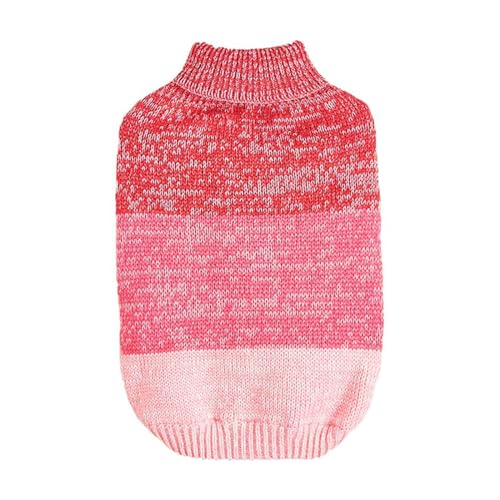 nuanzhiyuan Rollkragenpullover für Hunde bis große Hunde, winddichter Cardigan für Winter und Outdoor von nuanzhiyuan