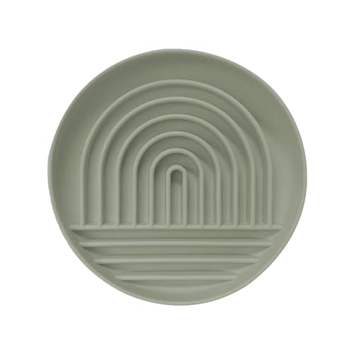 nuanzhiyuan Slow Feeder Futternapf für Hunde und Katzen, lustig, Regenbogenform, Puzzle, Futternapf, Welpenfutter, sicher, rutschfest von nuanzhiyuan