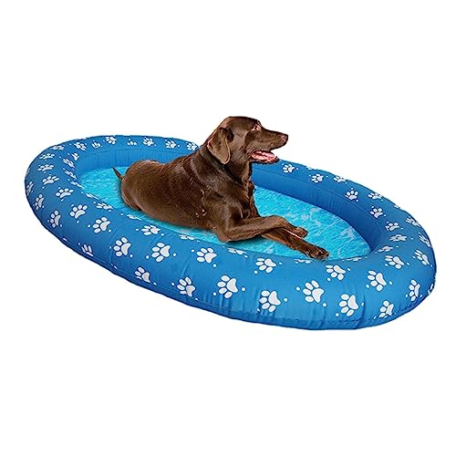 nuanzhiyuan Tragbarer Hunde-Schwimmkörper für See, Fluss, Pool, Party, Sonnenbad, Spielzeug, aufblasbares Floß für große Hunde nuanzhiyuan Tragbarer Hunde-Schwimmkörper für See, Fluss, Pool, Party, Sonnenbad, Spielzeug, aufblasbares Floß für große Hunde von nuanzhiyuan