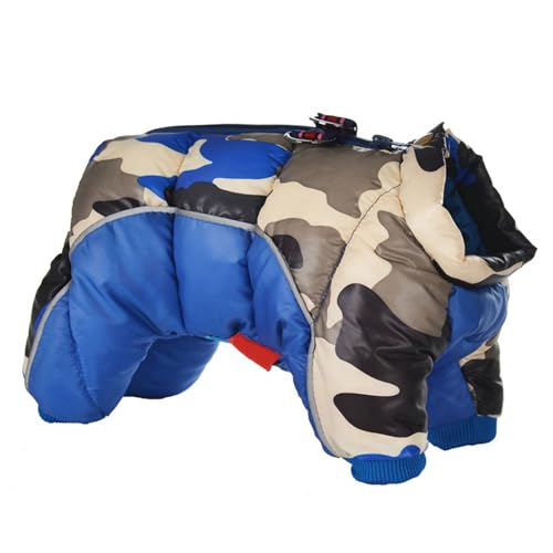 nuanzhiyuan Warme Winter-Hundekleidung für kaltes Wetter, dicker Overall, winddichter Overall mit Traktionshaken, Camouflage-Jacken nuanzhiyuan Warme Winter-Hundekleidung für kaltes Wetter, dicker Overall, winddichter Overall mit Traktionshaken, Camouflage-Jacken von nuanzhiyuan