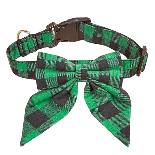 nuanzhiyuan Weihnachtliches Katzenhalsband, verstellbar, mit Fliege, Kätzchen, Krawatte, Halsband, Katzen, Festival, Kostüm, Haustier-Party-Zubehör von nuanzhiyuan