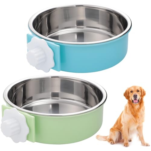 2-in-1 Futternapf für Haustiere, 15 cm, 750 ml, zum Aufhängen, abnehmbarer Käfig, Wassernäpfe für Hunde und Katzen, 2 Stück 2-in-1 Futternapf für Haustiere, 15 cm, 750 ml, zum Aufhängen, abnehmbarer Käfig, Wassernäpfe für Hunde und Katzen, 2 Stück von nuoshen