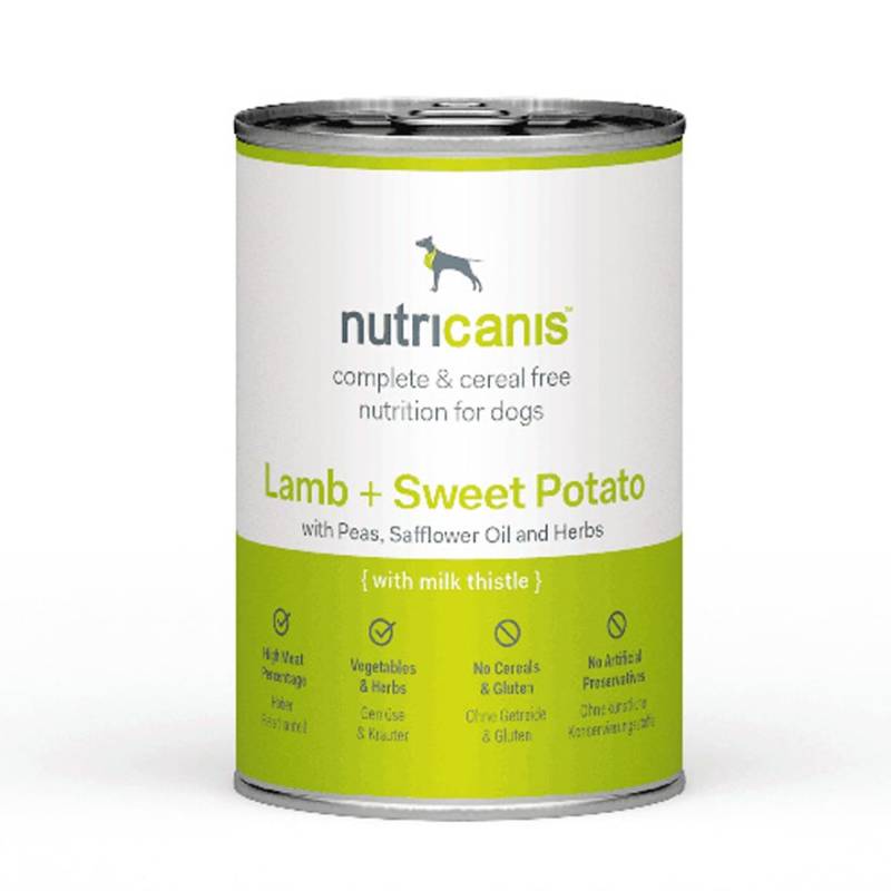 nutricanis 12 x 400 g Lamm + S��kartoffel Nassfutter Hund von nutricanis