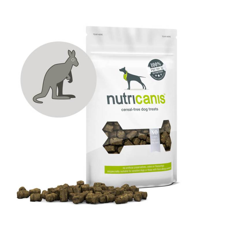 nutricanis 125 g Trockenfleisch K�nguru Hundesnack von nutricanis