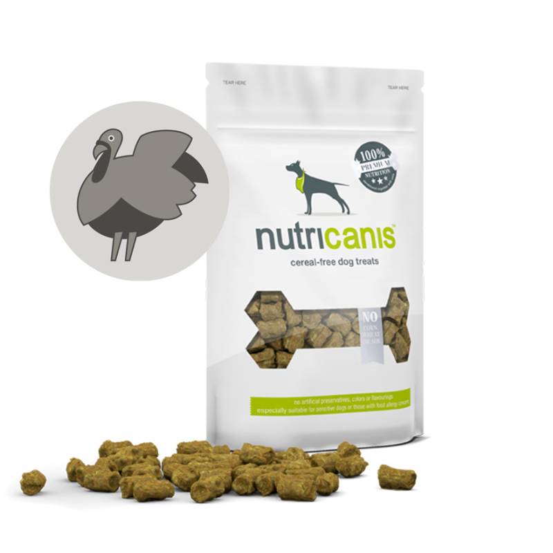 nutricanis 125 gTrockenfleisch Pute Hundesnack von nutricanis