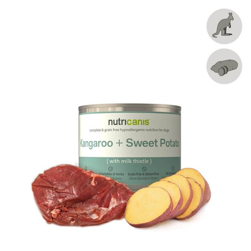 nutricanis 200 g K�nguru + S��kartoffel Nassfutter Hund von nutricanis