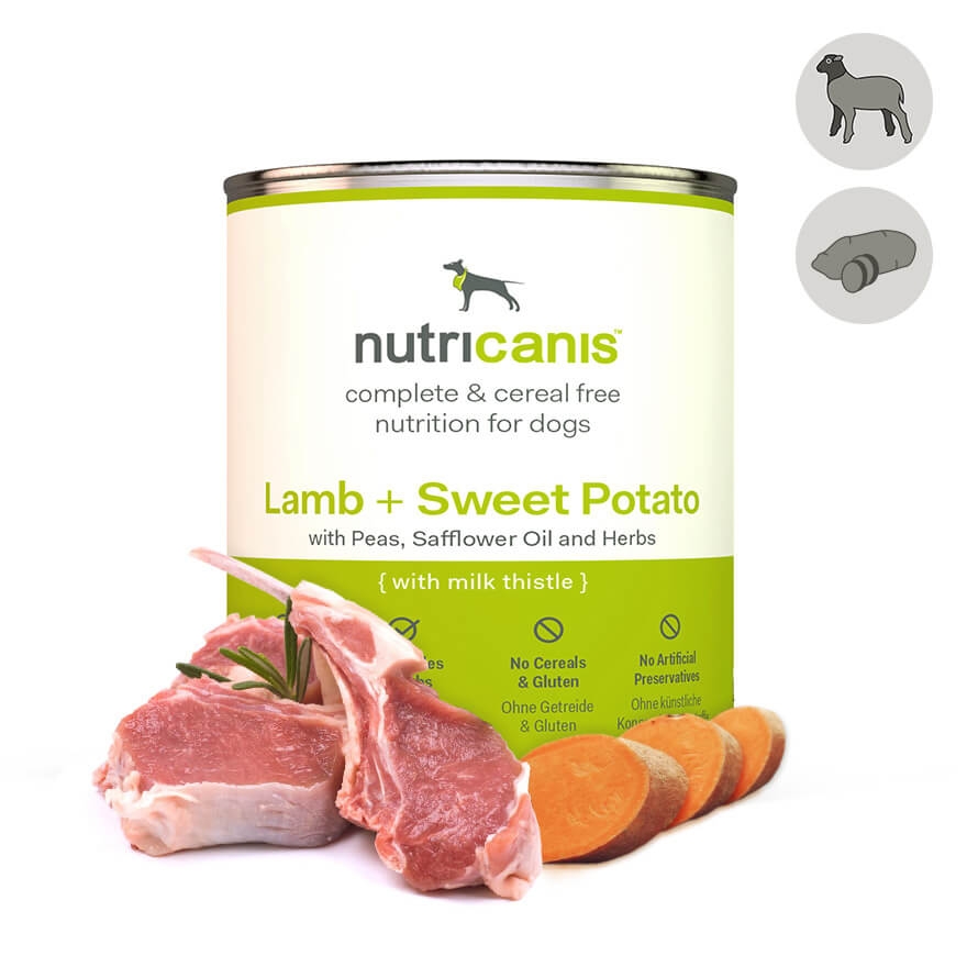 nutricanis 24 x 200 g Lamm + S��kartoffel Nassfutter Hund von nutricanis