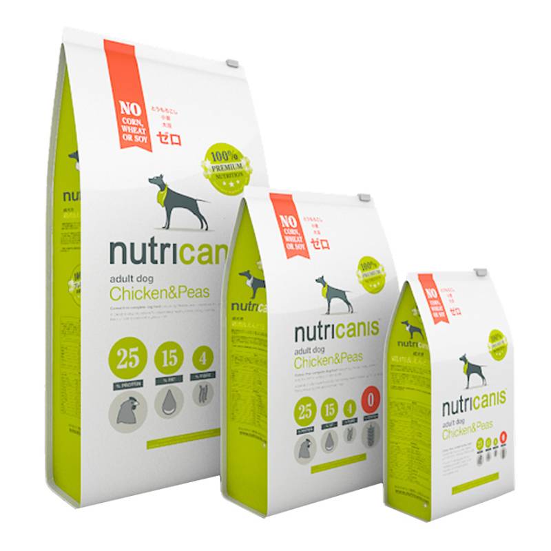 nutricanis 3 kg Huhn + Erbsen Trockenfutter Hund von nutricanis