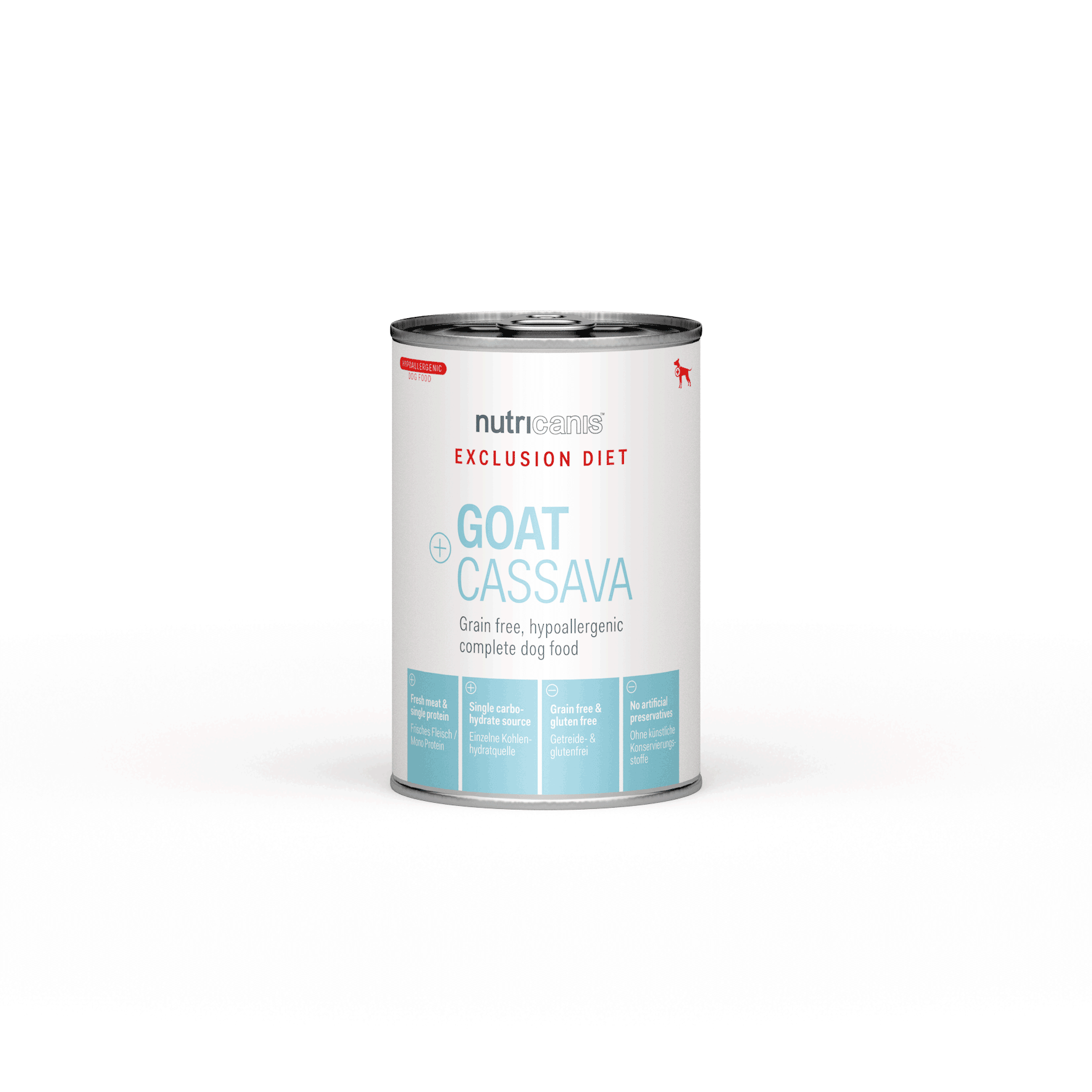 nutricanis 6 x 200 g nutricanis Ziege + Cassava Exclusion Diet Nassfutter Hund von nutricanis