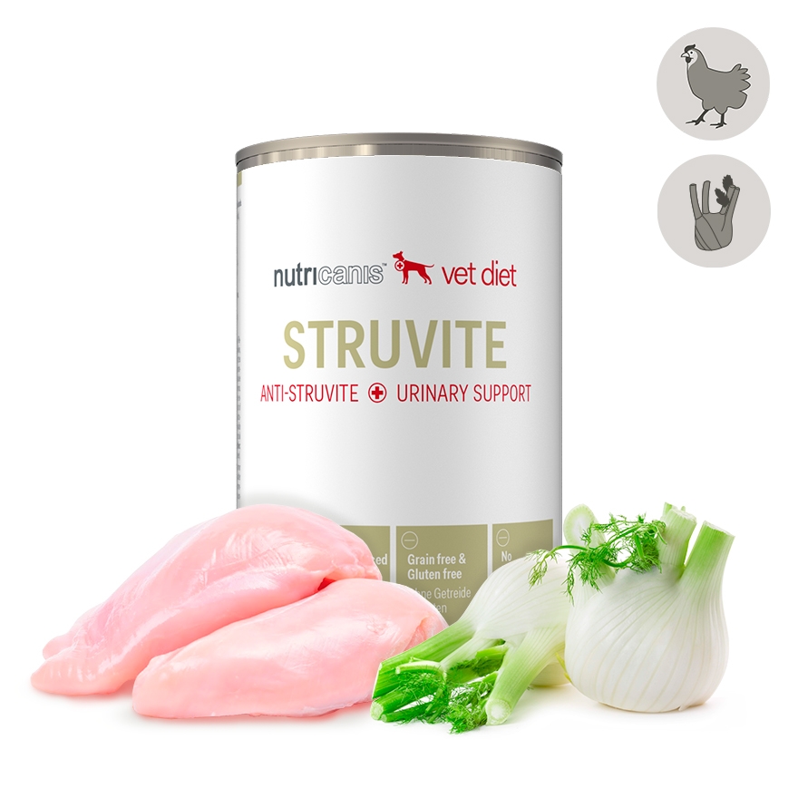 nutricanis 6 x 400 g Anti-Struvitsteine Nassfutter von nutricanis