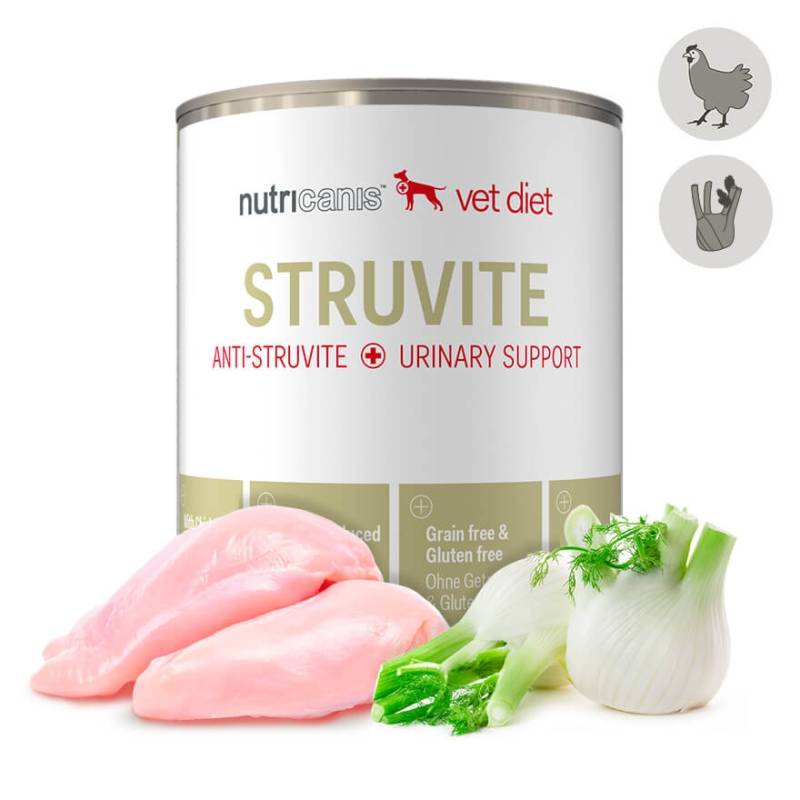 nutricanis 6 x 800 g Anti-Struvitsteine Nassfutter von nutricanis