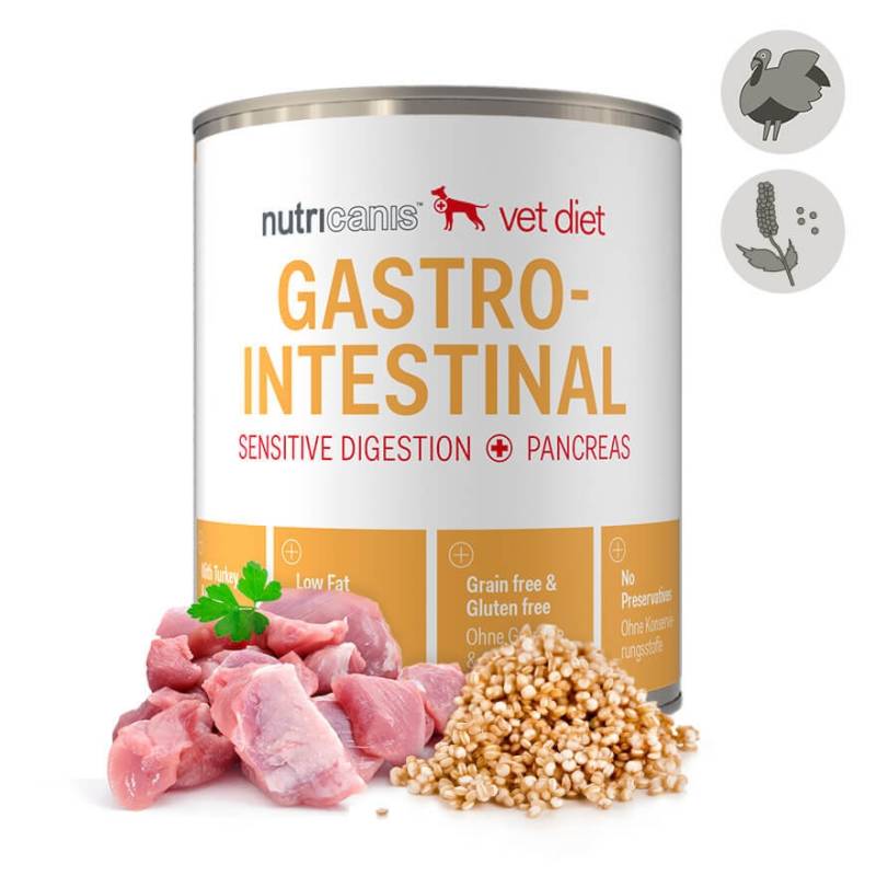 nutricanis 800 g Gastro Intestinal Schonkost / Sensitive Verdauung Nassfutter von nutricanis