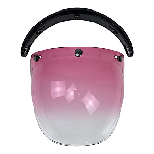 ohfruit Helmgesichtsvisier Offenes Gesicht Motorrad Helm Bubble Faceshield Anti-Fog, die mit Outdoor kompatibel ist 9 von ohfruit