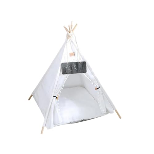 ohodhmnu Abnehmbares Katzenzelt Bett Indoor Katzen Haus Spielzelt für kleine Hunde Katzen Leinwand Shelter House Pet ohodhmnu Abnehmbares Katzenzelt Bett Indoor Katzen Haus Spielzelt für kleine Hunde Katzen Leinwand Shelter House Pet von ohodhmnu