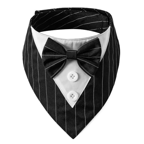 ohodhmnu Elegantes Halsband für Hunde und Katzen, mit Fliege, Halstuch, Anzugkragen, Halskette, Halsband für große Mädchen ohodhmnu Elegantes Halsband für Hunde und Katzen, mit Fliege, Halstuch, Anzugkragen, Halskette, Halsband für große Mädchen von ohodhmnu