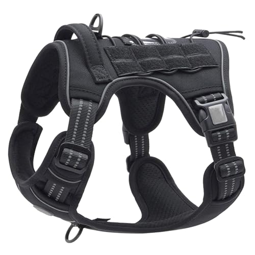 ohodhmnu Hundegeschirr Reflektierende Weste, verstellbare Trainingsweste für Haustiere, starkes Training, Spazierengehen, Schwimmen, Wandern ohodhmnu Hundegeschirr Reflektierende Weste, verstellbare Trainingsweste für Haustiere, starkes Training, Spazierengehen, Schwimmen, Wandern von ohodhmnu